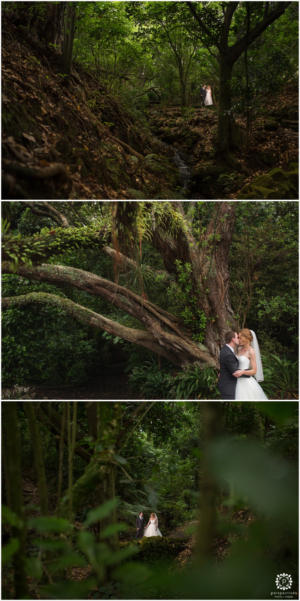 Auckland domain wedding photos