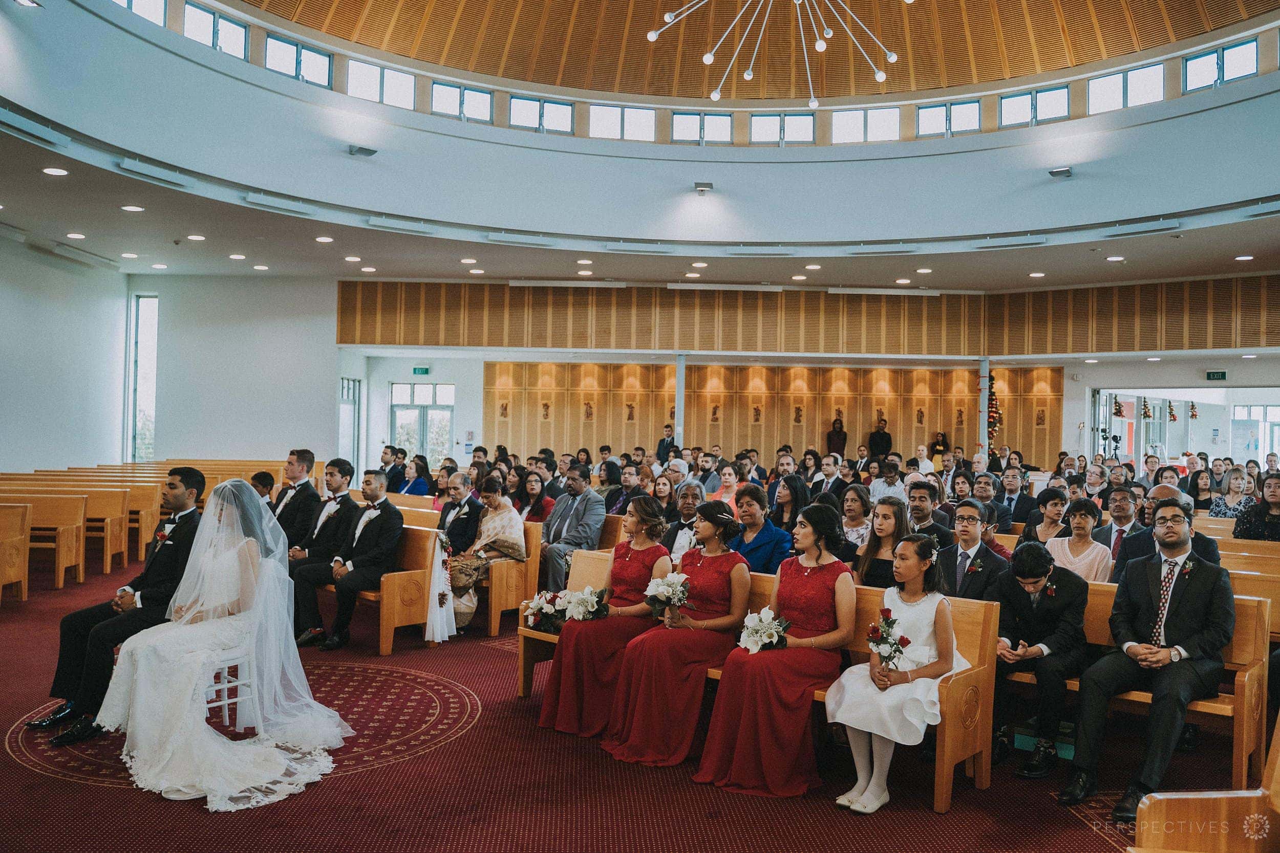Catholic wedding Auckland wedding photos